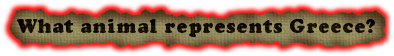 What animal represents Greece?